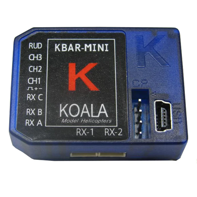

1PCS Three Axis K8 Gyroscope KBAR Mini 3 Gyros Flybarless System 5.3.4PROK8 for RC Helicopter Spare Parts