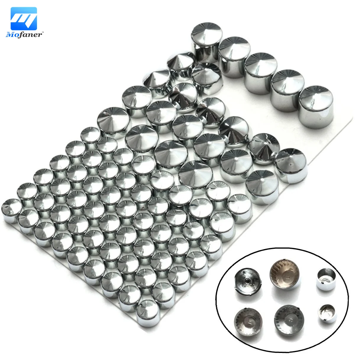 Chrome Bolts Toppers Caps For 1991-2012 