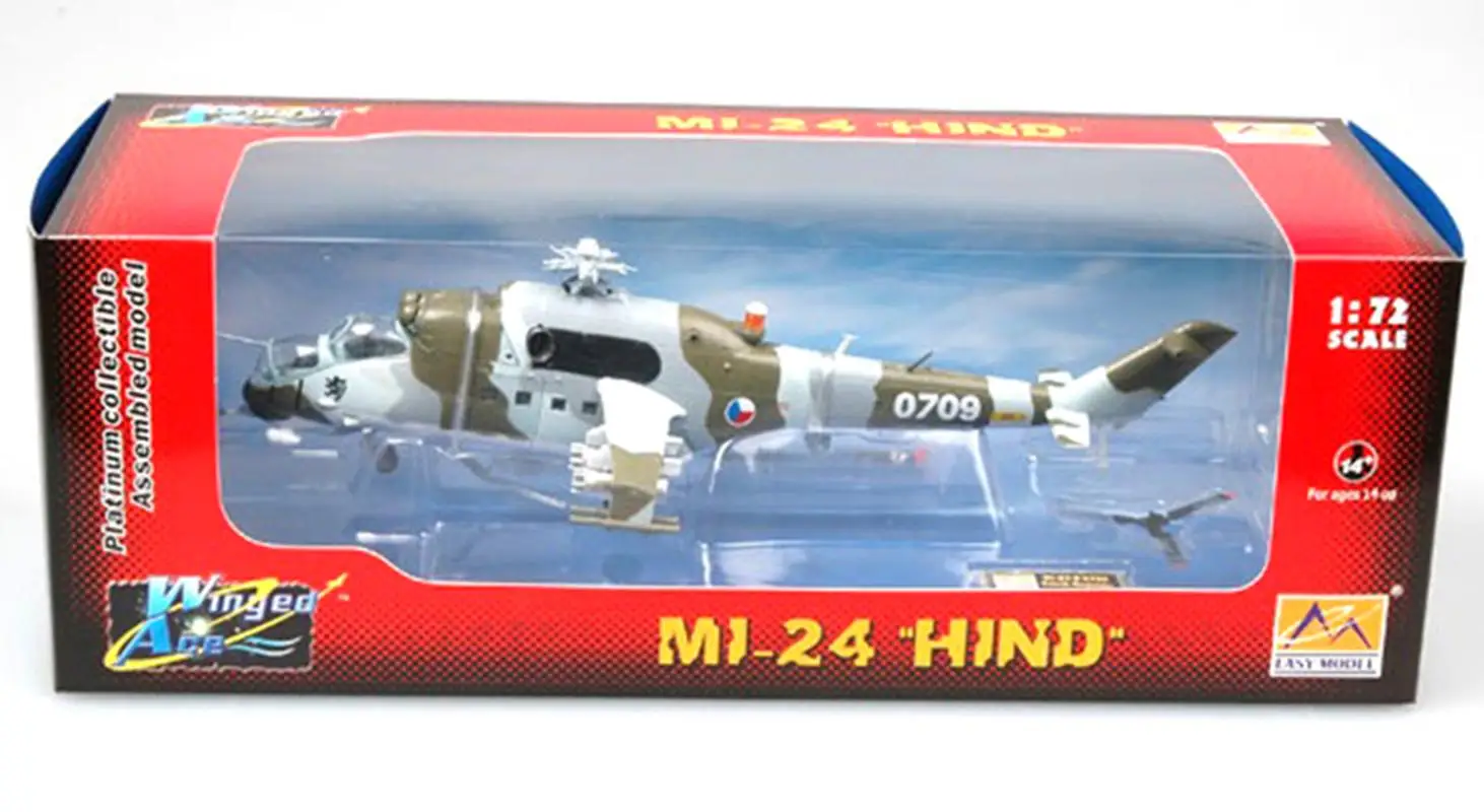 Czech air force Mil Mi-24 hind helicopter 1/72 non diecast plane Easy model |