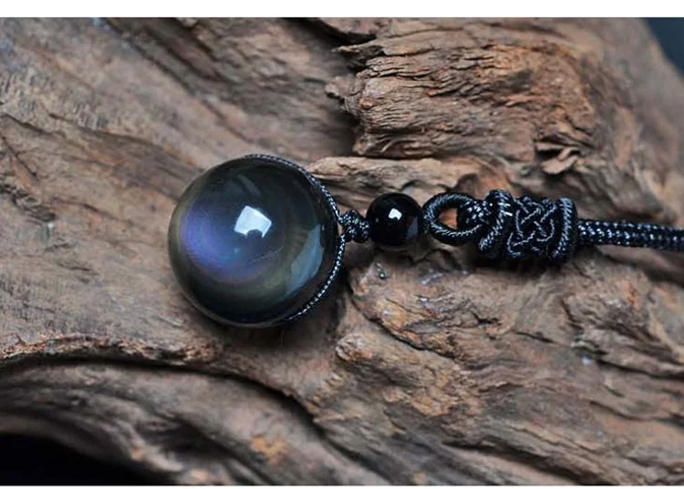 Black-Obsidian-Rainbow-Eye-Beads-Ball-Necklace_03