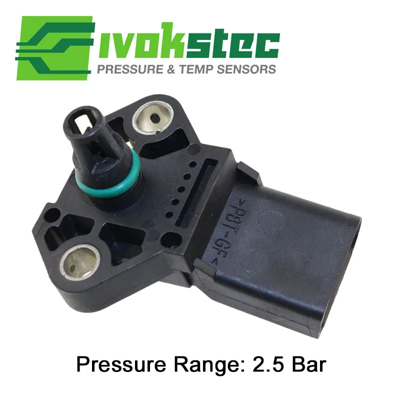 2.5 BAR Manifold Boost Pressure MAP Sensor For New Beetle Passat Polo