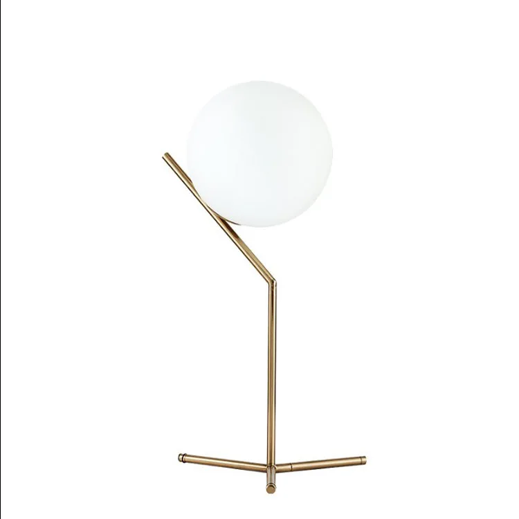 

Nordic Ball Glass Table Lamp Bedroom Bedside Fashion Creative Desk Lampromantic fashion bedroom bedside Table Lamp