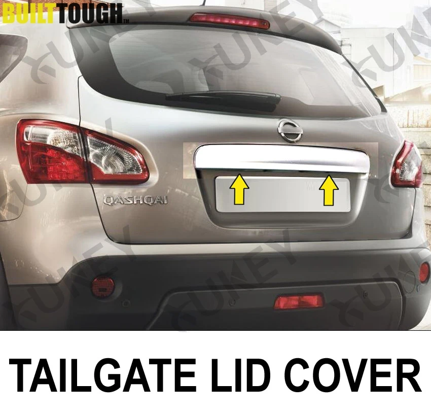 Tailgate Grab Handle Cover For Nissan Qashqai J10 2007 2013 Chrome Rear