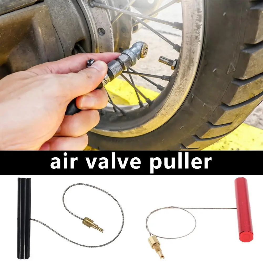 

Universal Motorcycle Tire Valve Stem Puller Aluminum Copper Valve Levers Motorcycle Maintenance Tire Tools Red Black Optional