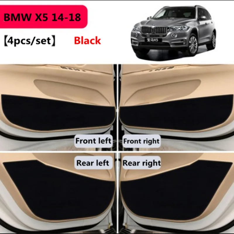 TAIJS двери автомобиля анти kick коврик для BMW X5 2014 2018 4 шт./компл. Повседневное дизайн