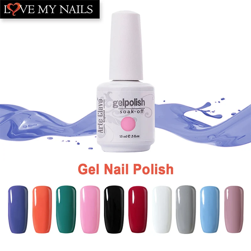 

Colorful Gel Nail Lacquer Arte Clavo Any 1 Coloe Enamel Nail Salon Gel UV Color Gel Popular Nail Polish Soak Off Nail Gel