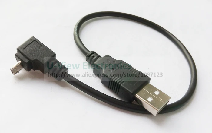 Nchtek под углом 90 градусов микро USB зарядный кабель для передачи данных для i9500 i9300 N7100 S2 I9100 около 25 см/, комплект одежды из 2 предметов