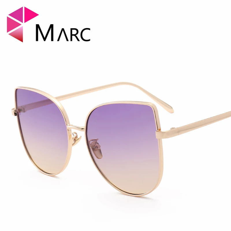 Sonnenbrille Grün Legierung Marc purpurrot Cat rot blau Fashion rosa Lila Eye mehrfach Uv400 Frauen Pblue Rot qBwTX