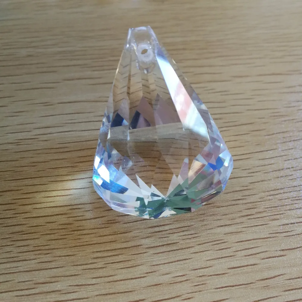 New style glass drops for chandeliers crystals diamond 50mm Clear