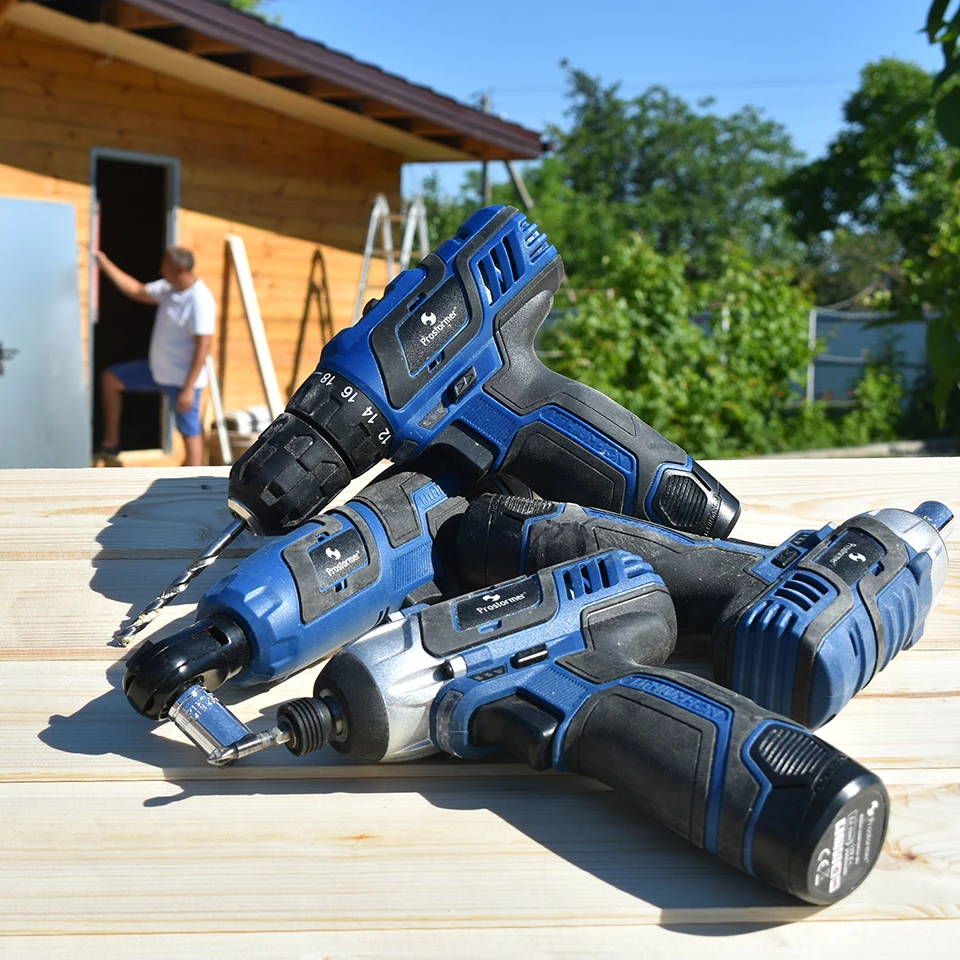 PROSTORMER 12V Series Cordless Power Tools Household DIY Electric Drill Screwdriver Wrench Ratchet Wrench Professional Tools PROSTORMER 12V Series Cordless Power Tools Household DIY Electric Drill Screwdriver Wrench Ratchet Wrench Professional Tools