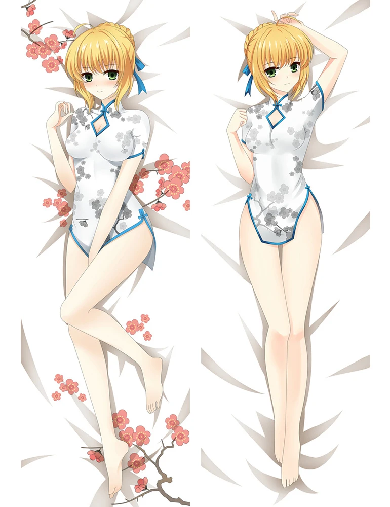 Аниме Dakimakura Body Fate Stay Night Saber 150x50 см 100x35 см чехол для подушки манга 1