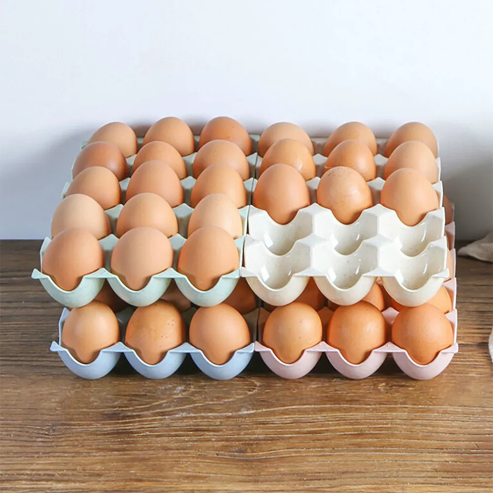 Пластиковый органайзер для яиц 15 ячеек|plastic organizer|refrigerator trayegg storage box |