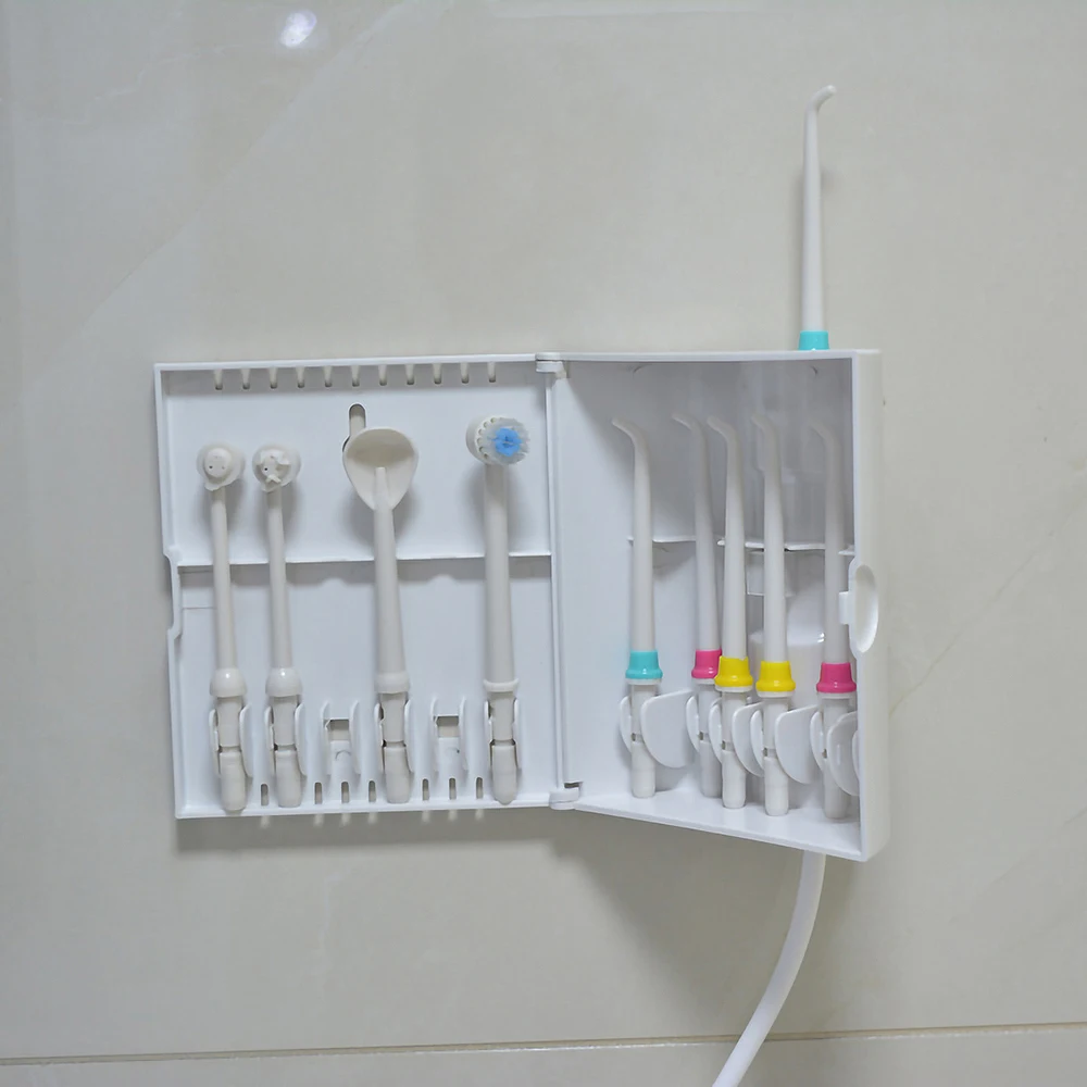 Водопроводный кран ирригатор для полости рта, зубная нить, портативные насадки для зубных щеток, Водоструйная установка, тип крана, красные зубы