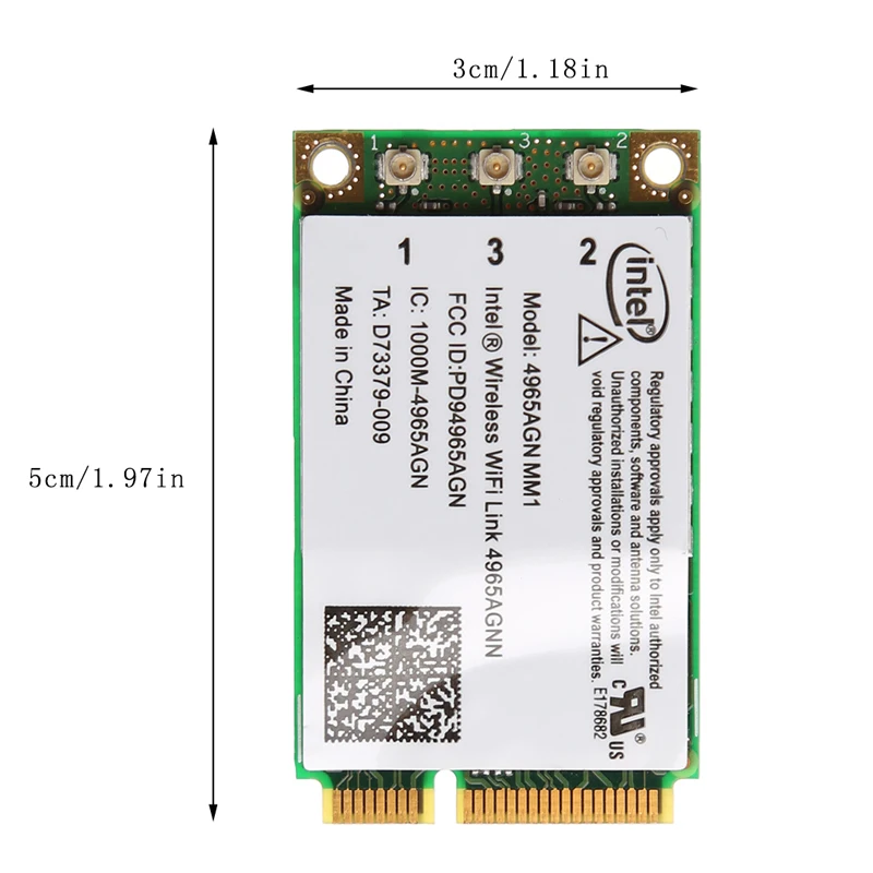 2021 новая Двухдиапазонная 300 Мбит/с WiFi Link мини PCI E беспроводная карта для 4965AGN