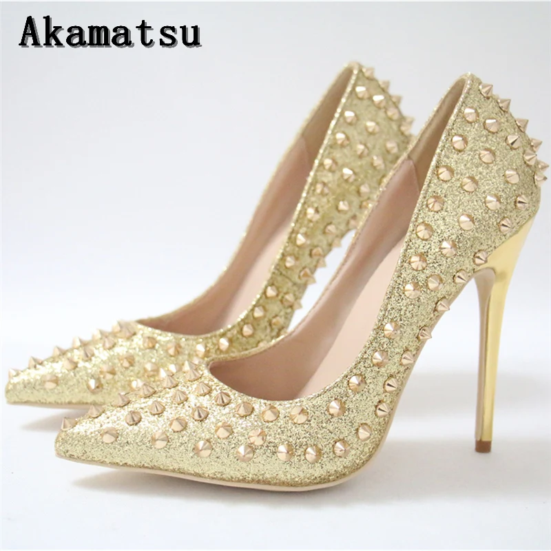 yellow and gold heels
