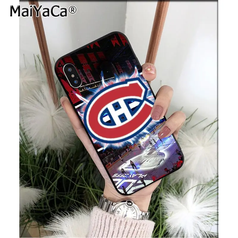 MaiYaCa Montreal Canadiens TPU Мягкий силиконовый чехол для телефона для Apple iPhone 8 7 6 6S Plus X XS MAX 5 5S SE XR мобильных телефонов - Цвет: A5