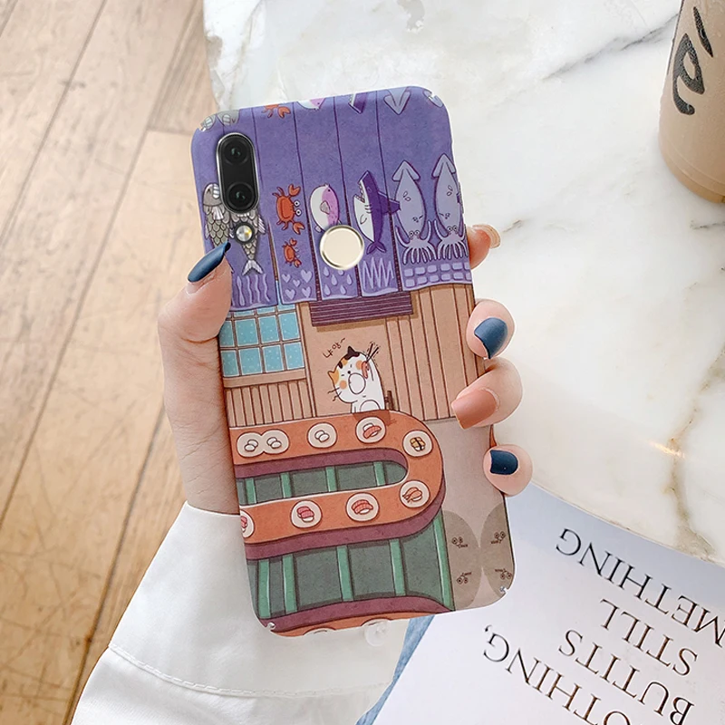 Чехол KaiNuEn, чехол, чехол для Xiaomi Redmi Note 7 Note7 Pro, Роскошный Жесткий чехол с рисунком из поликарбоната, милый чехол с цветочным принтом - Цвет: Yu