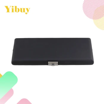 

Yibuy Black Bassoon Reed Box Case with Flannel Slot Hold 10pcs Bassoon Reeds