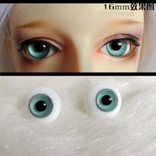 Новые 14 мм 16 озеро зеленый цвет глаз для BJD SD DD кукла Dollfie Стекло глаза наряд|glass