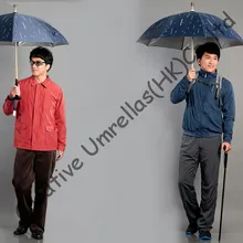 Зонты-трости для самообороны, неломающиеся зонты для пожилых людей, трость для ходьбы, латунный вал, Формоза тафты, Мути-использование