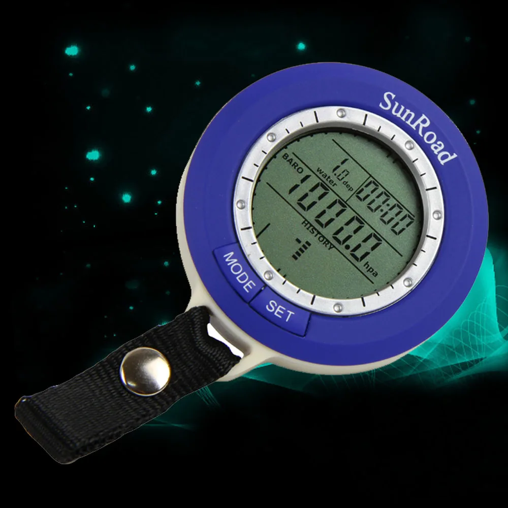 

SR204 Mini Fishing Barometer Altimeter Thermometer Multi-function LCD Digital Outdoor Fishing Barometer Outdoor Barometer