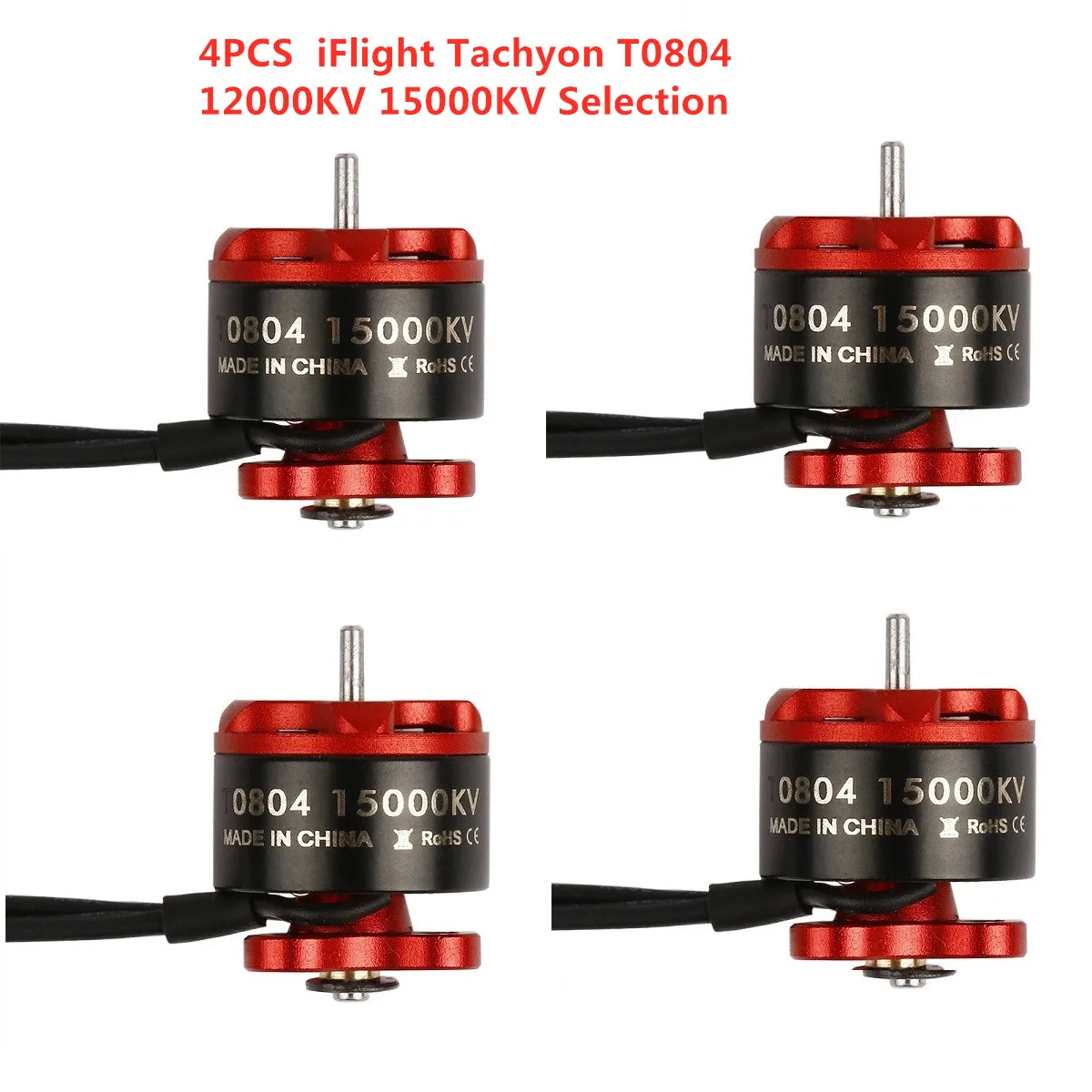 

New 3.3g iFlight Tachyon T0804 0804 Brushless Motor 12000KV 15000KV High Quality Compatible with 1.9 -2.5 inch propeller
