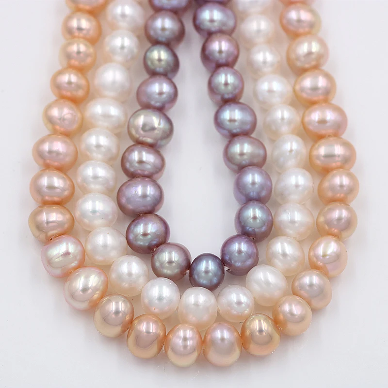 

10pcs/lot AAA Freshwater Pearls Natural Stone Beads for Fashion Jewelry Making DIY Charms Bracelet Necklace Accessories(5x6mm)