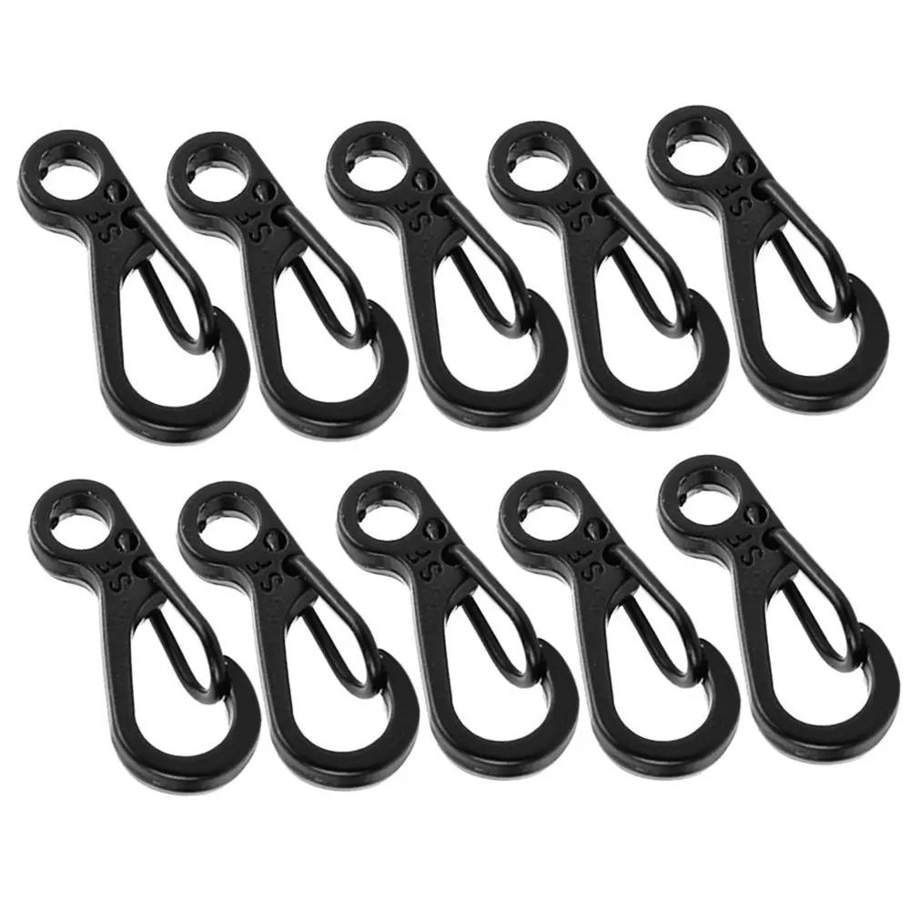 10 قطعة أدوات في الهواء الطلق بقاء التخييم Paracord حلقة تسلق EDC المفاجئة مشابك زنبركية المشي ظهره Key أداة التكتيكية مشبك مخيم عدة