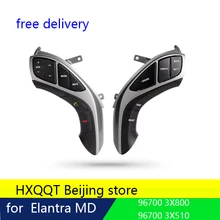 Для hyundai Elantra AVANTE MD Многофункциональная кнопка рулевого колеса Bluetooth аудио и круиз-контроль рулевого колеса автомобиля