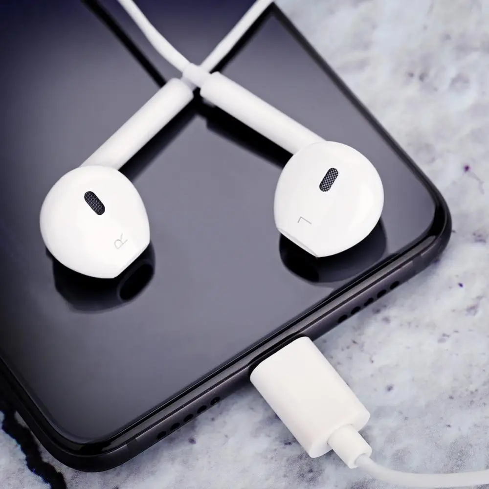 USB цифровой стерео аудио TypeC в ухо наушники Xiaomi samsung HUAWEI Спорт проводной микрофон