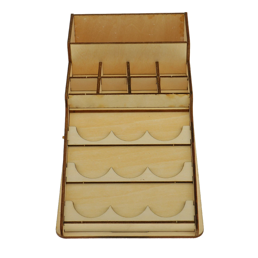Wooden Epoxy Tools Storage Stand Holder Paints Bottle Rack Organizer for Hobbies #4