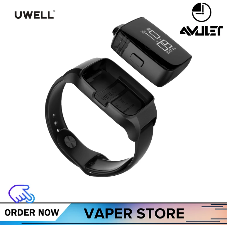 

Original Uwell Amulet Pod System Vape Kit world's first watch-style 2ml 370mah 1.6ohm Electronic Cigarette