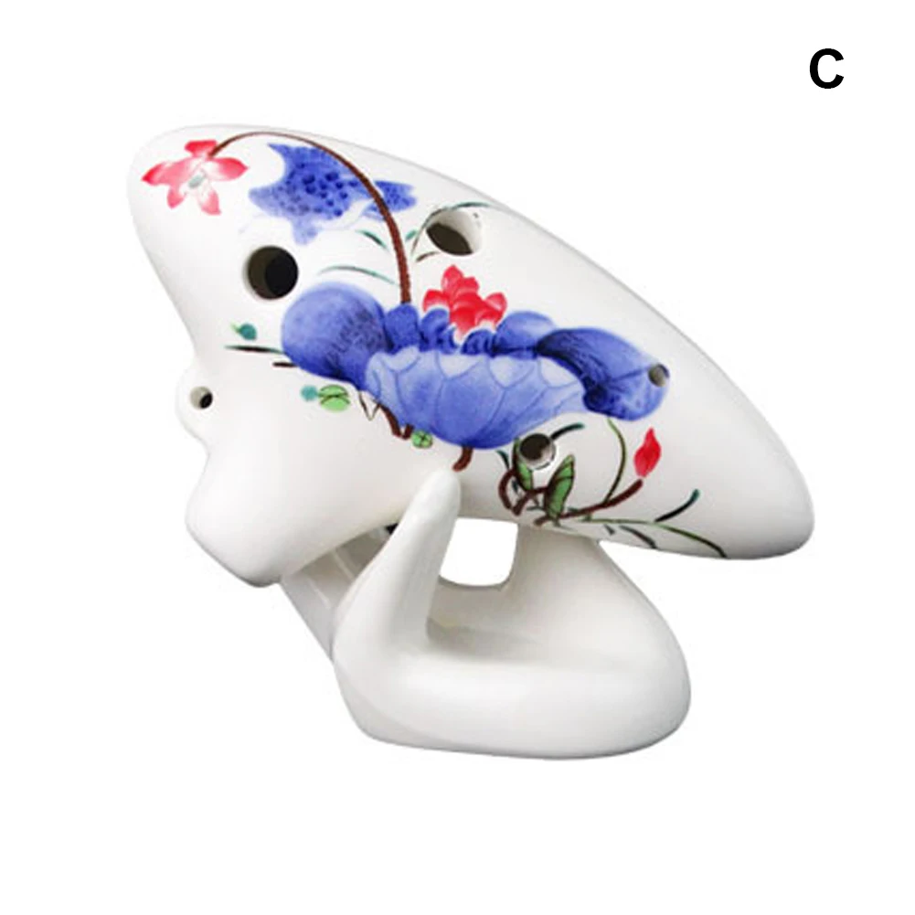 Ocarina 6 отверстий подводная лодка керамический музыкальный инструмент подарок