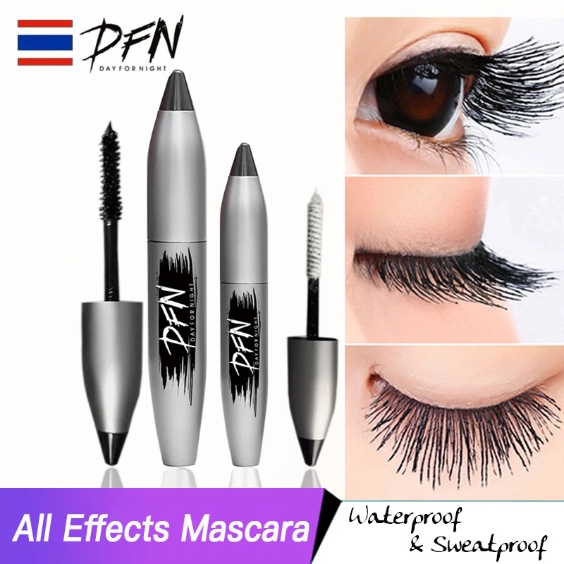 Dfn Hitam Bening Serat Sutra Lash Mascara 4d Tahan Air Mata Fiber Mascara Volume Panjang Bulu Mata Keriting Tebal Bulu Mata Makeup Set Untuk Mata Maskara Aliexpress