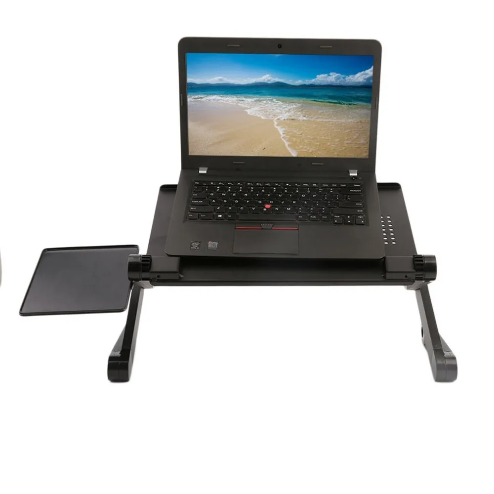 48cm*26cm Foldable Adjustable Laptop Dormitory Bed Table Stand Lap Sofa Bed Tray Computer Notebook Desk Laptop Table Desk