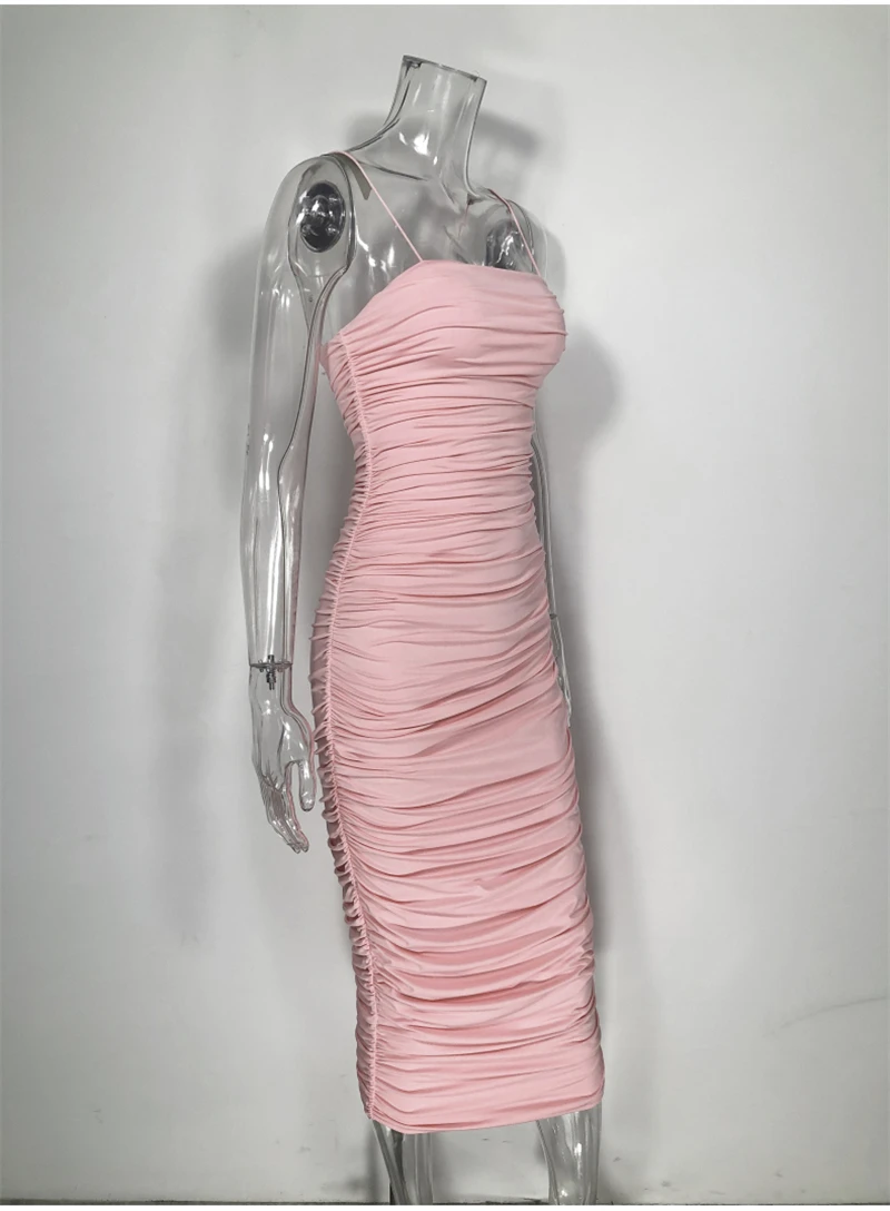 Colysmo, 2 слоя, летнее платье,, сексуальная клубная одежда, вечерние, длинное платье для женщин, с рюшами, элегантные платья, тонкое розовое платье, Vestidos, Новинка