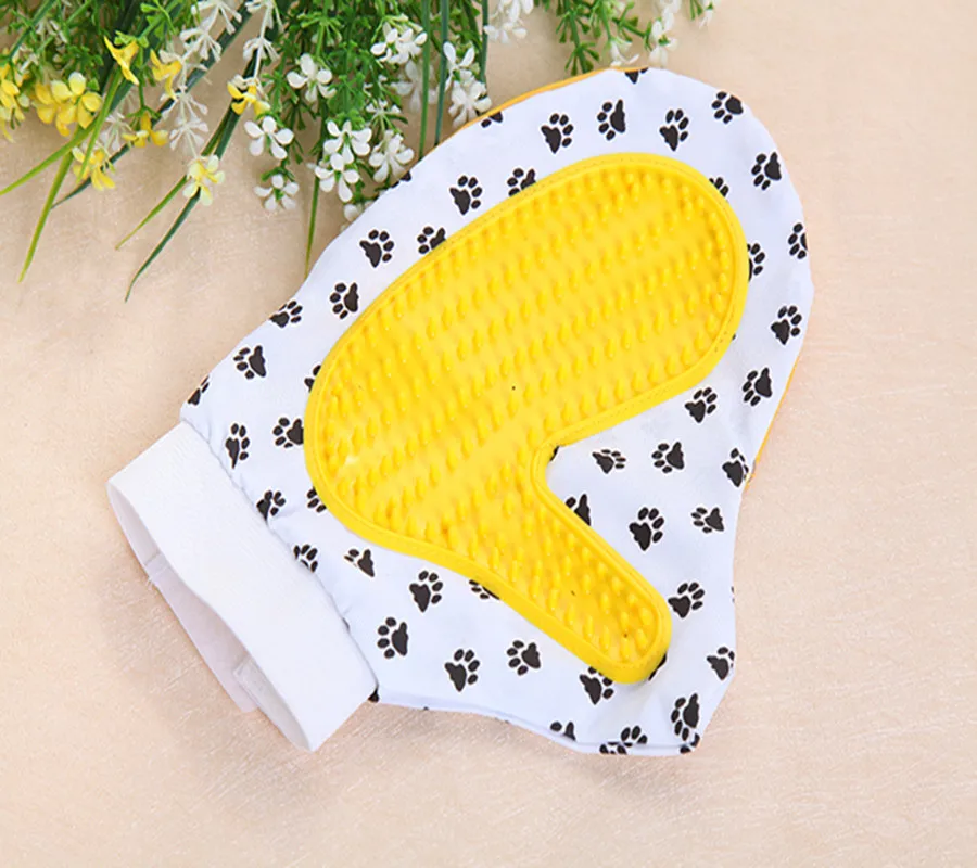Pet Massage Bath Rubber Gloves Health Supplies Dog Bath Gloves Dog