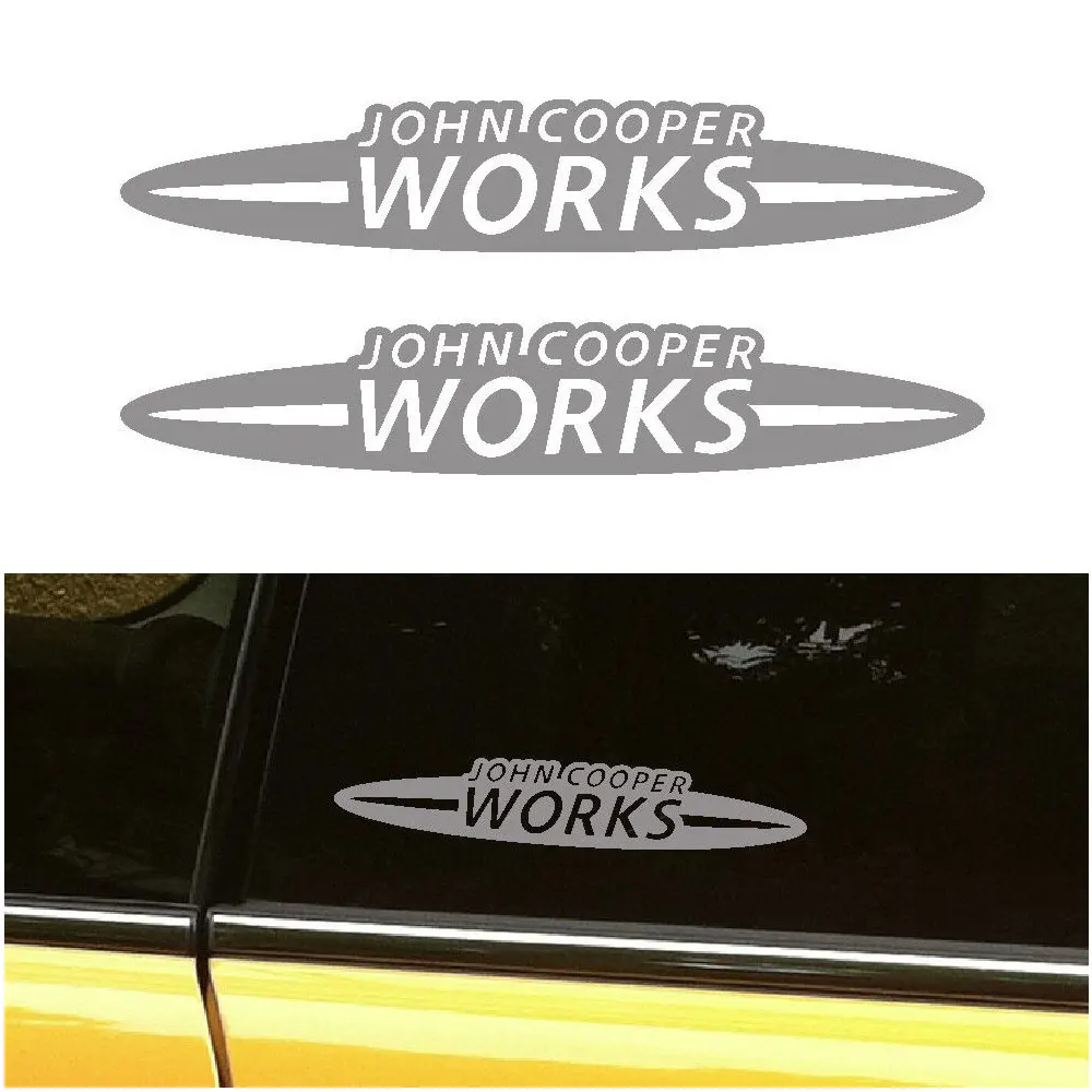 14 5x2 5 см 2 шт. для COOPER WORKS MINI S виниловая наклейка наклейки автомобиля T-261 |