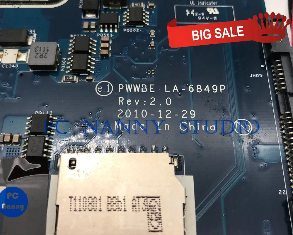 Pananny K000128550 для Toshiba Satellite C660D C665D материнская плата PWWBE LA-6849P DDR3 тестирование