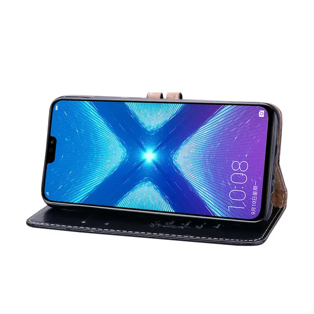 Для Honor 8X чехол JSN L21 Funda huawei Honor X8 Чехол-книжка роскошный для huawei mate 20 Lite P Smart Honor 10 View 10 P20
