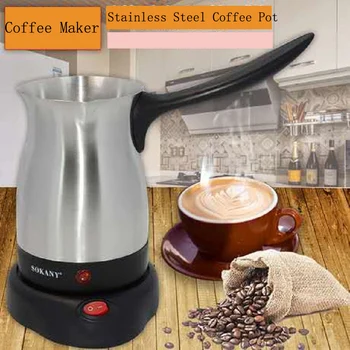 

Stainless Steel Moka Coffee Maker Pot Mocha Espresso Latte Stovetop Filter Coffee Pots Italian Top Coffee Makers