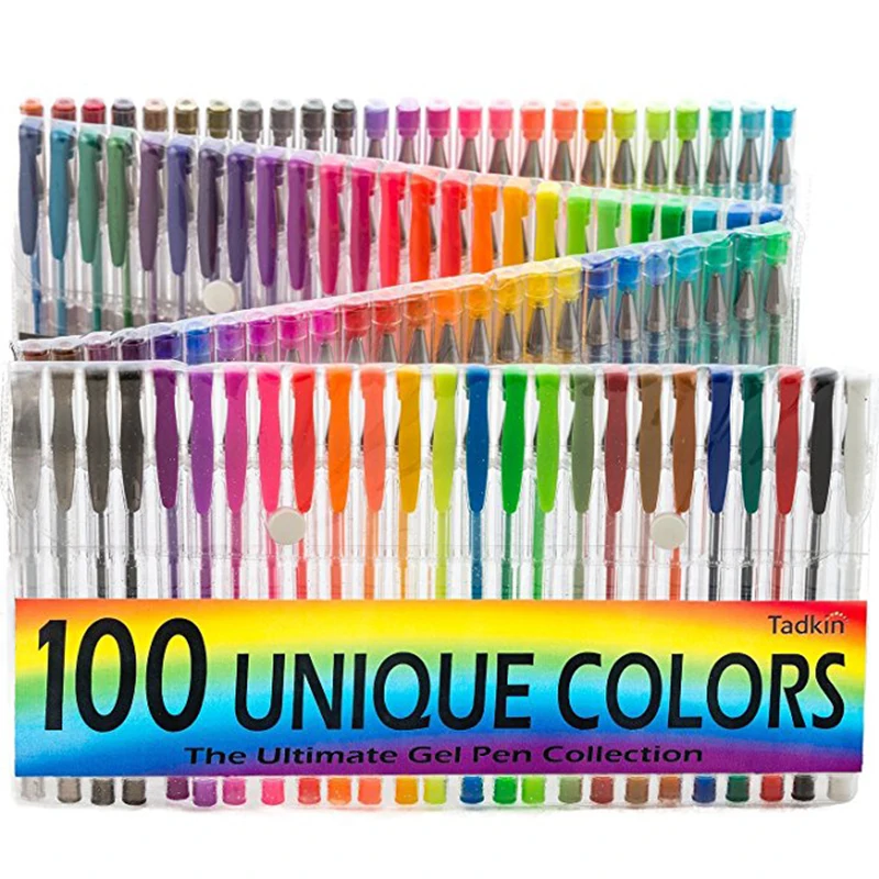 

Gel Pens Set 100 Coloring Pens For Metallic Pens Perfect For Kids & Adult Coloring Books Doodling Drawing Writing Sketching Pen