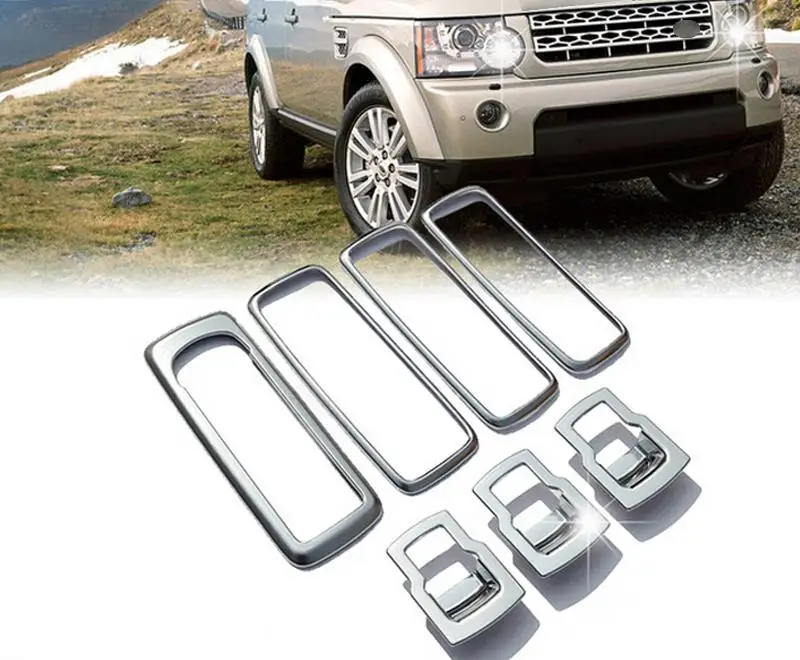 

NEW Button adornment trim & Door Window Lift Regulator frame 7PCS For Land Rover LR4 Discovery 4 2010 2011 2012 2013 2014 2015