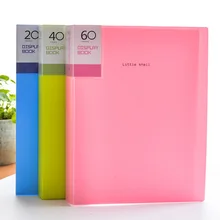 1 шт. цвет многослойная информационный буклет скоросшиватель вставка сумка студента A4 прозрачный клип Папка канцелярские принадлежности