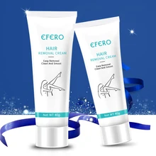 Мягкий крем для удаления волос, не стимулирующий крем для депиляции для мужчин и женщин, для подмышек, для ног, средство для удаления волос, средство для ухода за телом EFERO