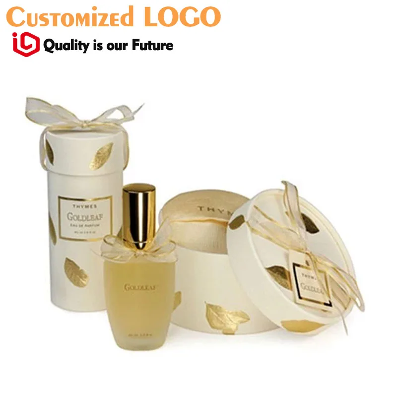

luxury bottle packaging tube box perfume tube box iDream packaging White coated paper liner
