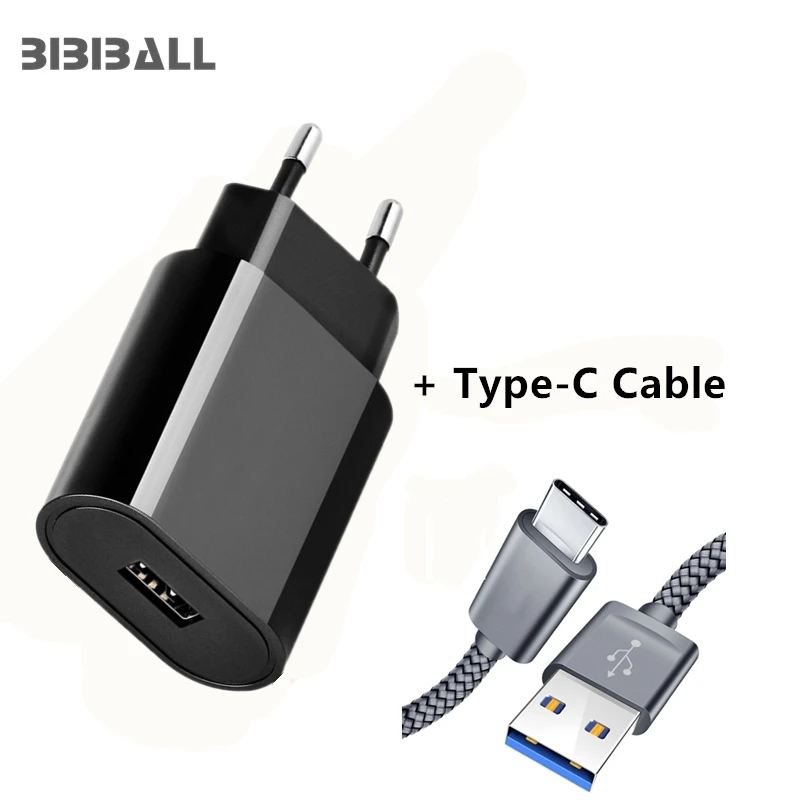 USB адаптер для быстрой зарядки 5 В/2 А Тип C EU Samsung Galaxy S8 s9 Letv Leeco Le Max 2/Pro/3/S3 Nubia Z17