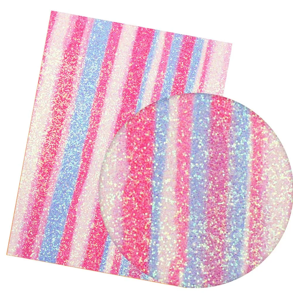 color 3 IBOWS 22*30 см Радуга блеск синтетическая кожа толстый блеск лист бант ткань для свадебного украшения DIY сумки обувь материалы - Цвет: color 3