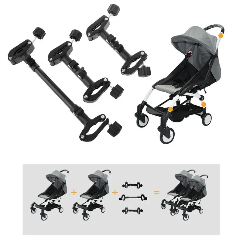 

Baby Cart Assemble Connector Stroller Joint Linker Adjustable Length Twin Baby Strollers Connect Adapter Outdoor Accessories
