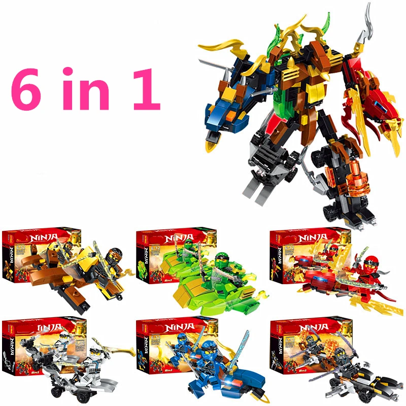 

[New] Ninjagoes Dragon Building Block KAI JAY COLE ZANE Lloyd WU NYA GARMADON Ninja Toys Compatible with Legoingly